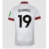 West Ham United Edson Alvarez #19 3rd Trikot 2024-25 Kurzarm
